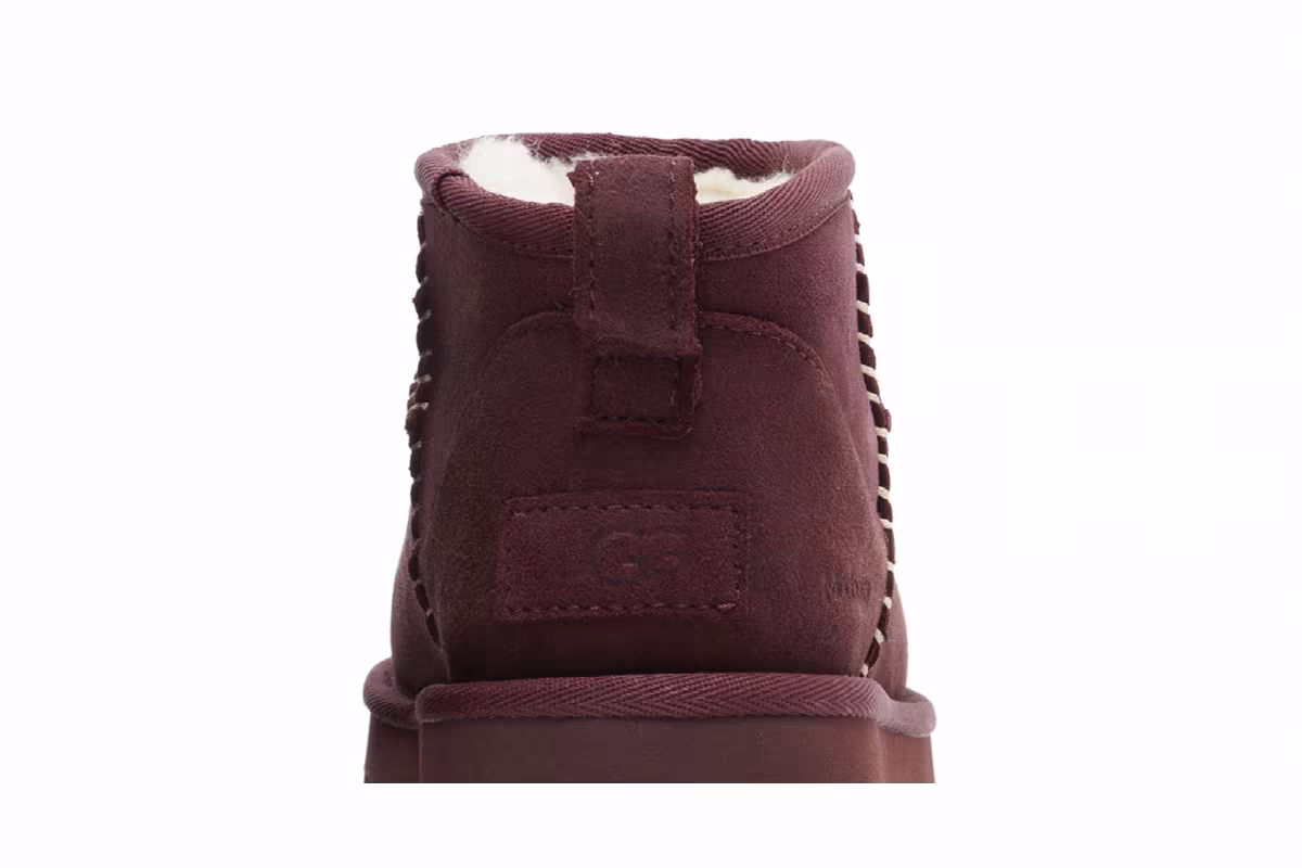 Madhappy x UGG Women's Classic Ultra Mini Boot Wild Grape, view 8
