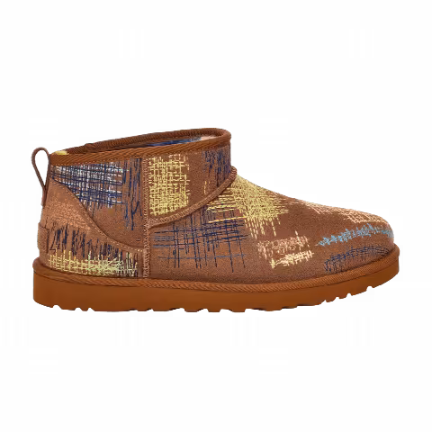 The Elder Statesman x UGG Classic Ultra Mini Boot 'Brown'