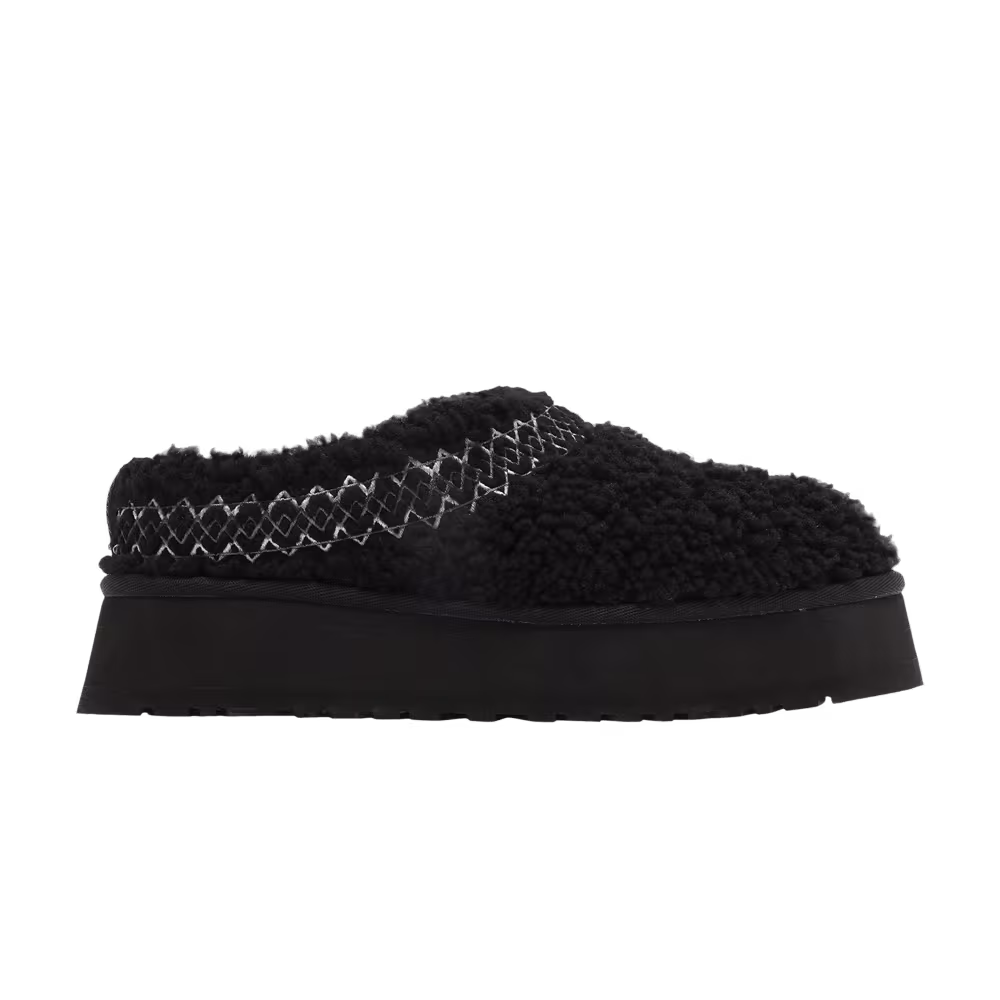 UGG Women's Tazz Braid Slipper Black
