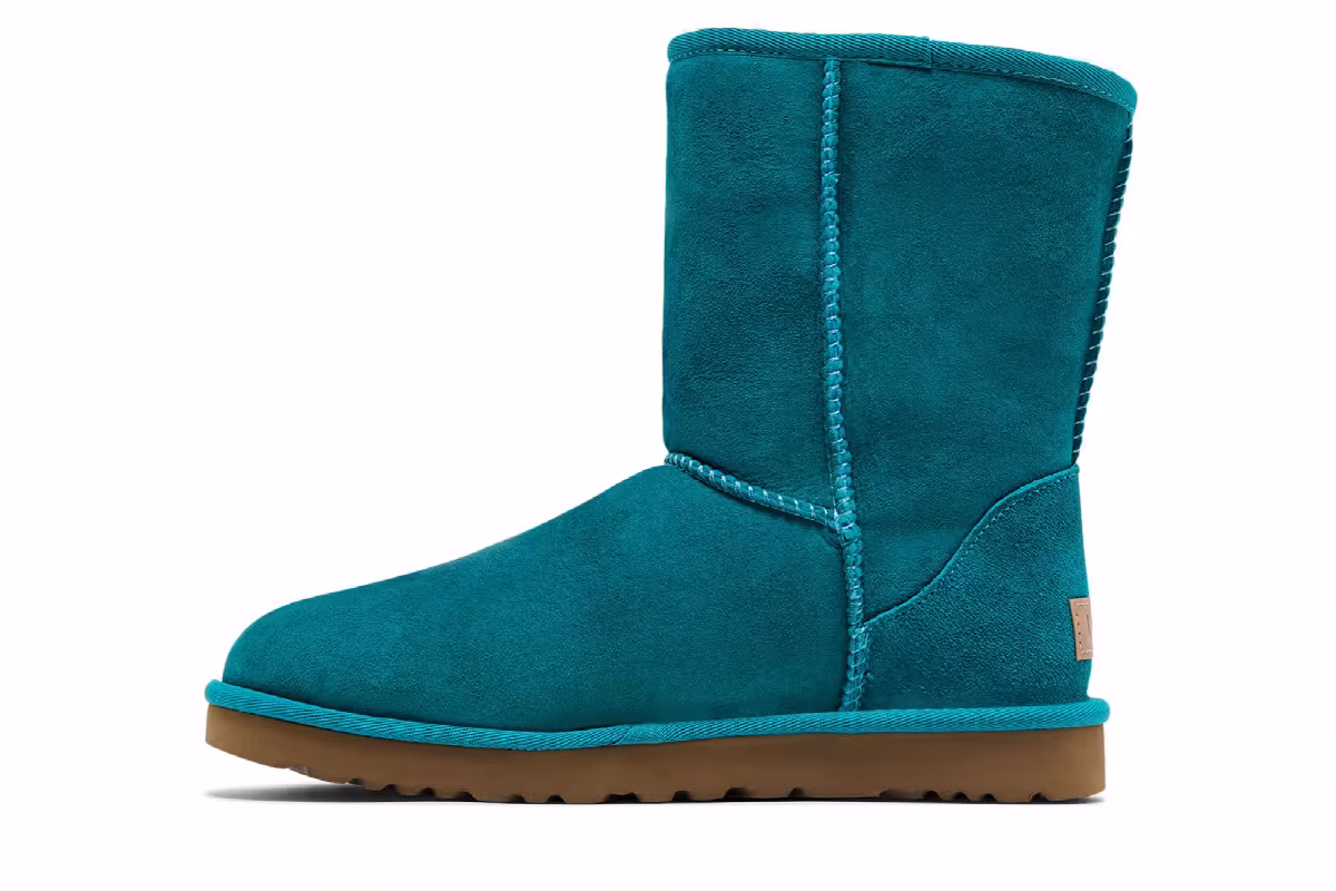 UGG Women's Classic Short II Aquatic Blue, view 4