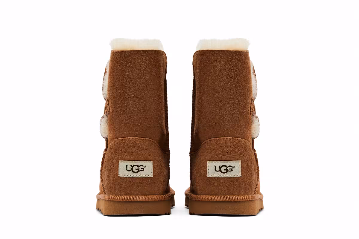 UGG Bailey Button 2 Boot Kids Chestnut, view 7