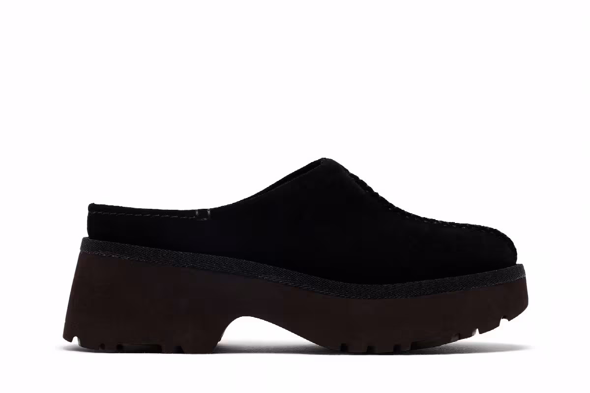 UGG Women's New Heights Clog Black, view 2