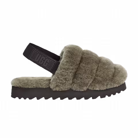 UGG Wmns Super Fluff Slipper 'Burnt Olive'