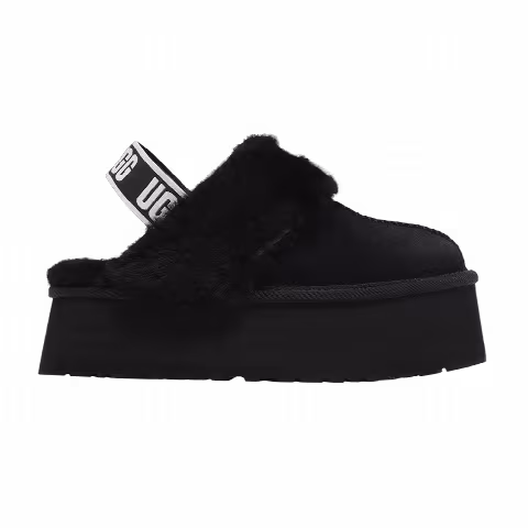 UGG Wmns Funkette Slipper 'Black'