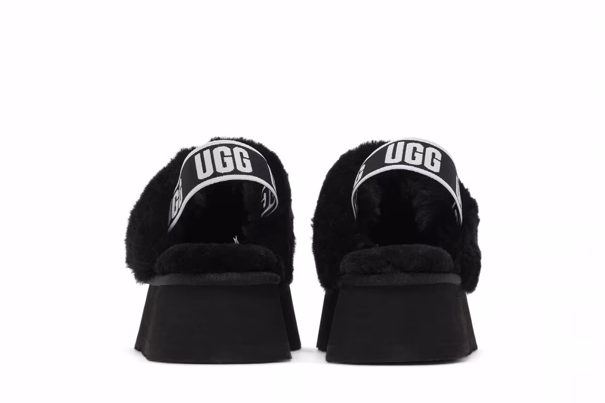 UGG Women's Funkette Slipper Black, view 7