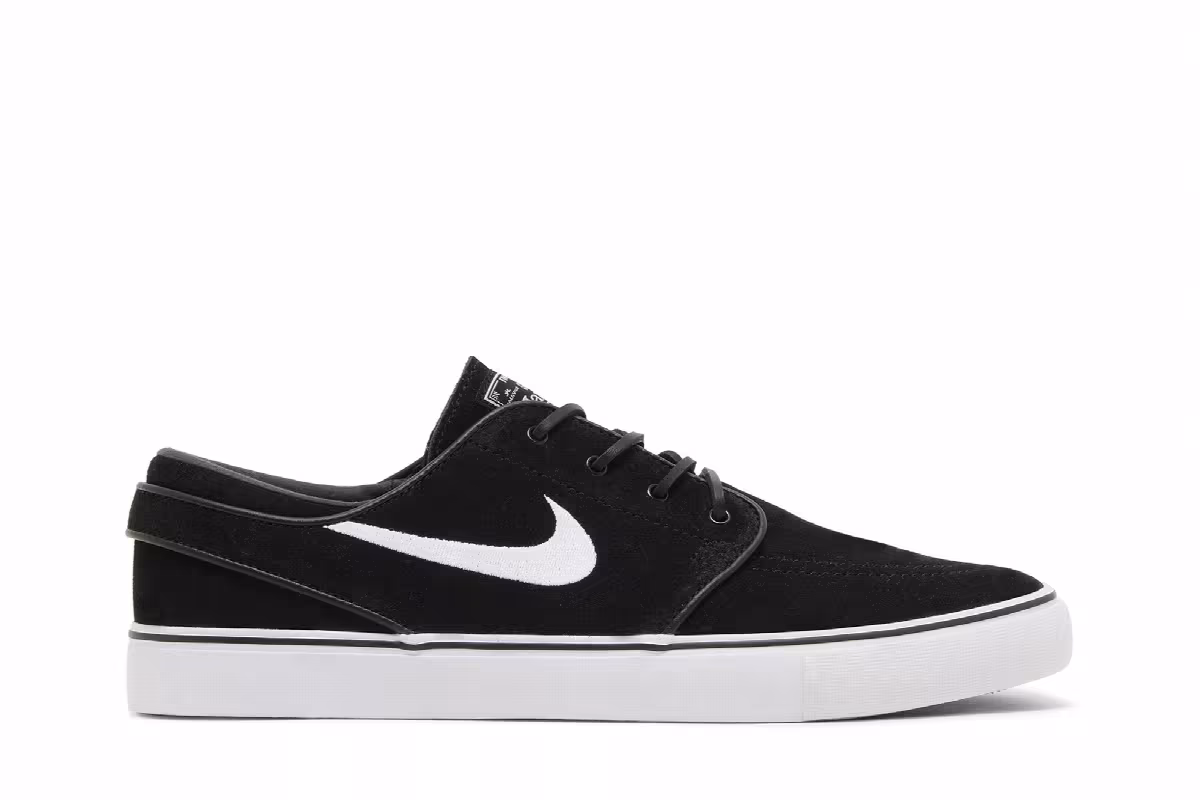Nike Zoom Stefan Janoski+ SB Black White, view 2