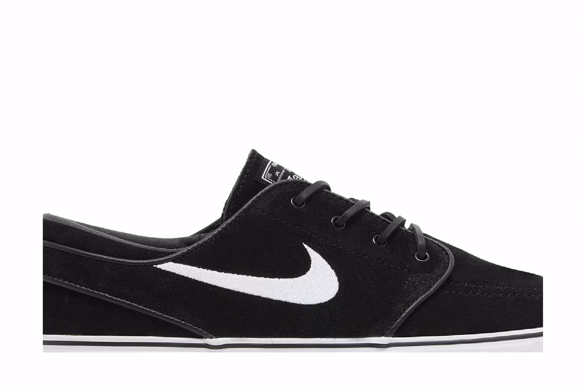 Nike Zoom Stefan Janoski+ SB Black White, view 3