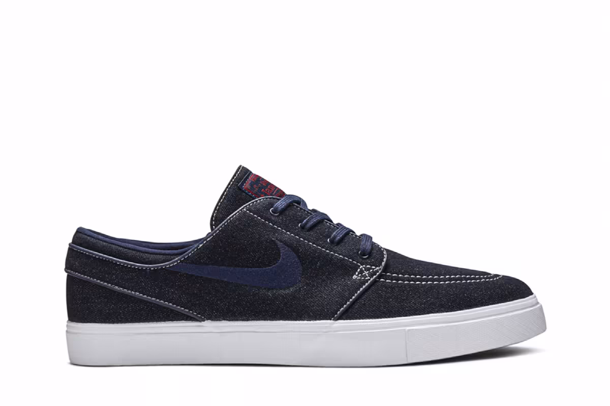 Nike Zoom Stefan Janoski Canvas Binary Blue Denim, view 2