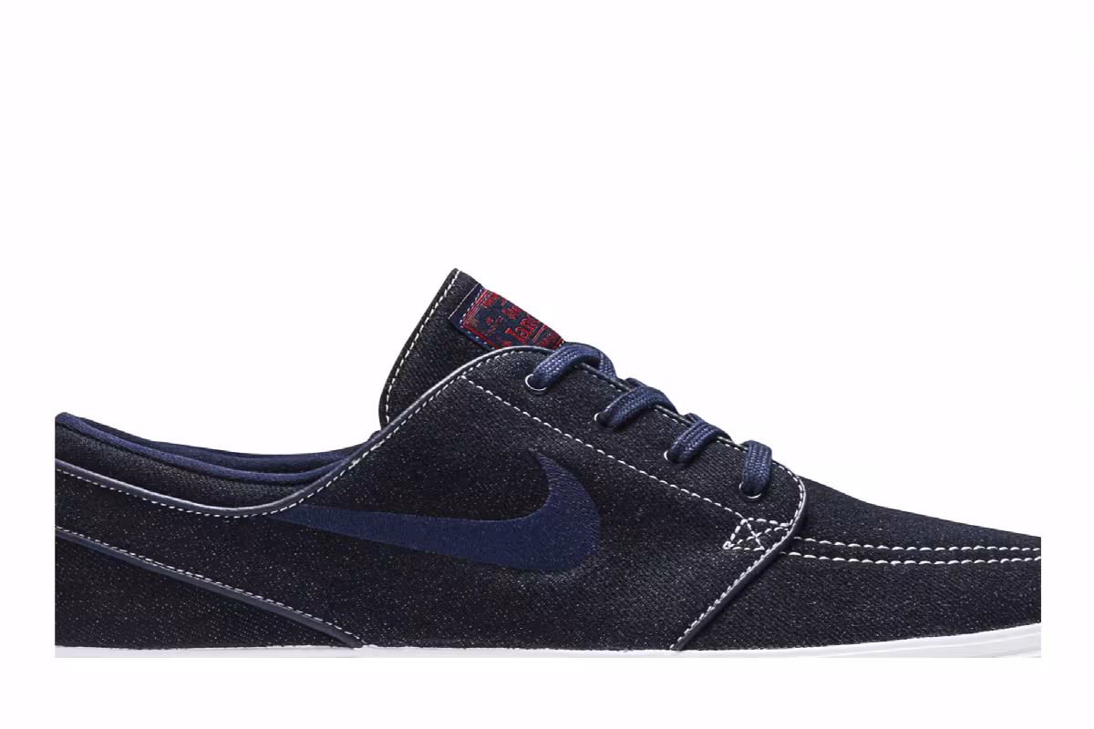 Nike Zoom Stefan Janoski Canvas Binary Blue Denim, view 3