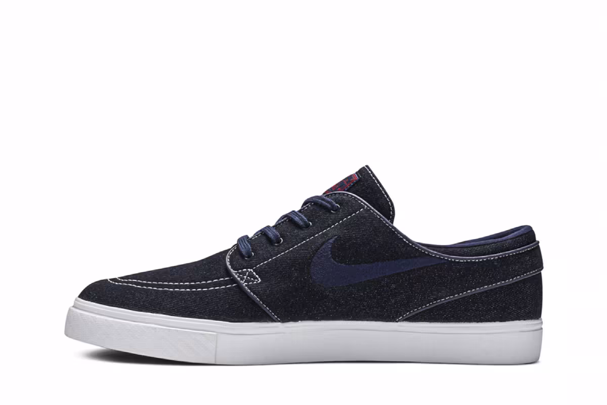 Nike Zoom Stefan Janoski Canvas Binary Blue Denim, view 4