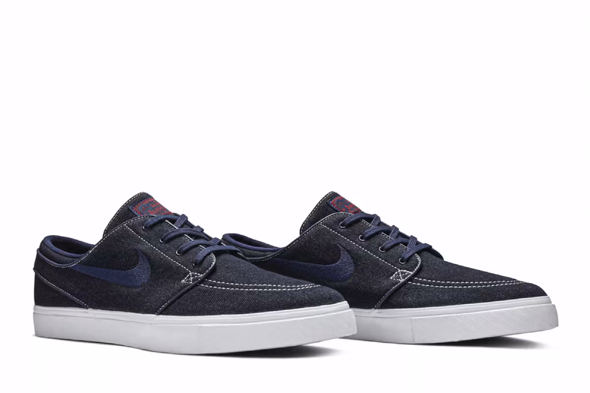 Nike Zoom Stefan Janoski Canvas Binary Blue Denim, view 9