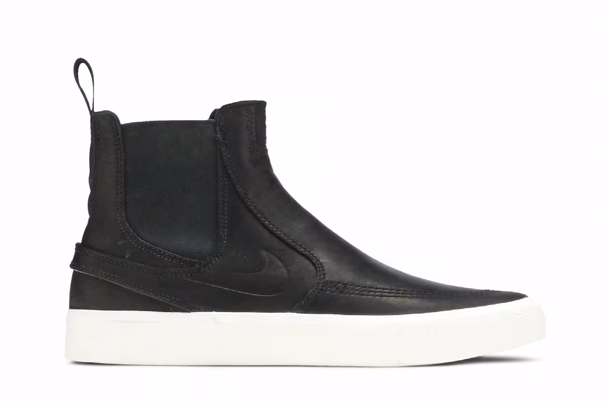 Nike Zoom Janoski Slip Mid RM SB Black Pale Ivory, view 2
