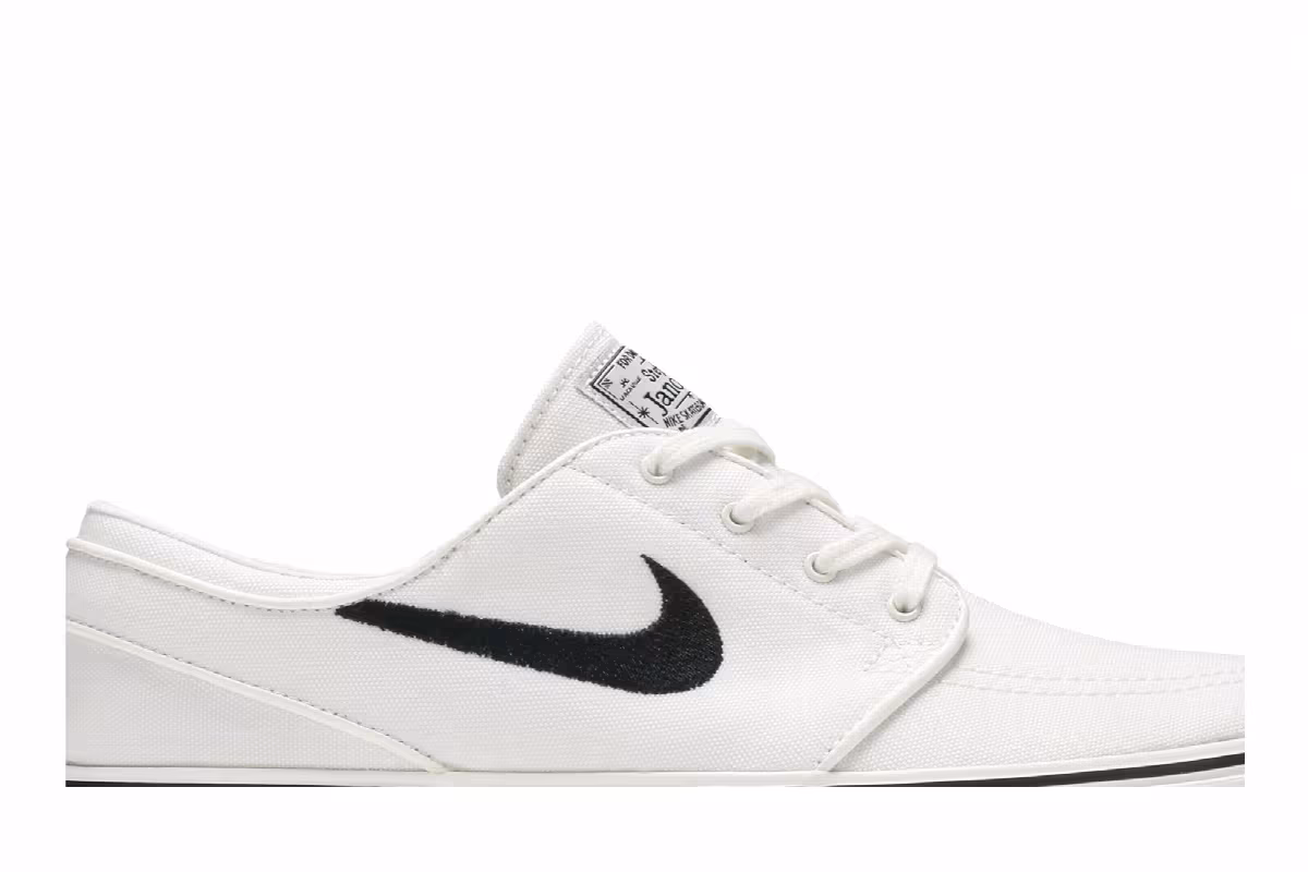 Nike Zoom Stefan Janoski Canvas White, view 3