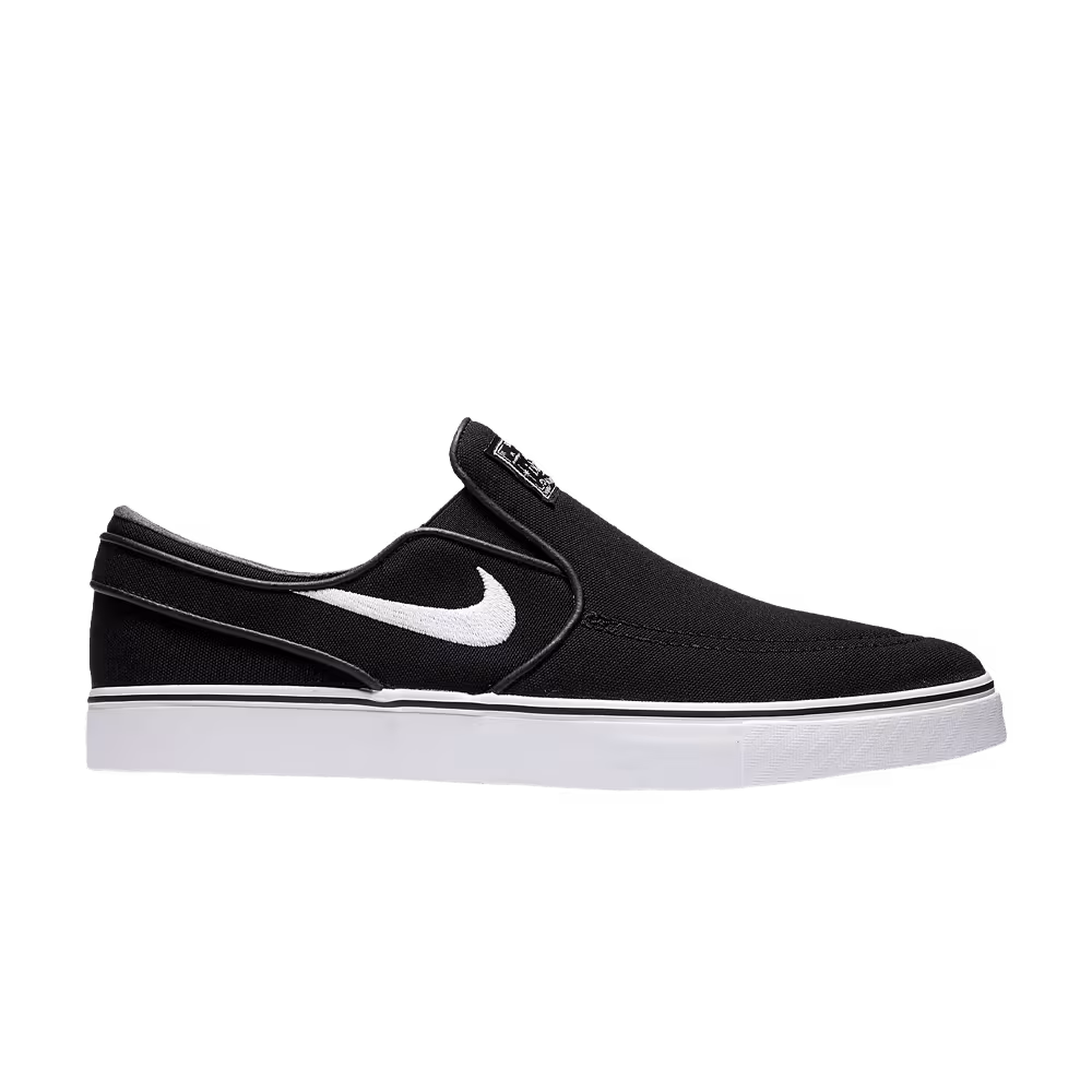 Nike Zoom Stefan Janoski Slip Canvas SB Black White