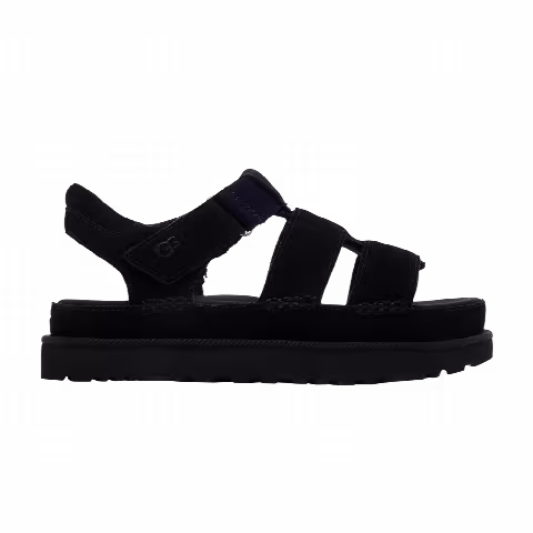 UGG Wmns Goldenstar Strap Platform Sandal 'Black'