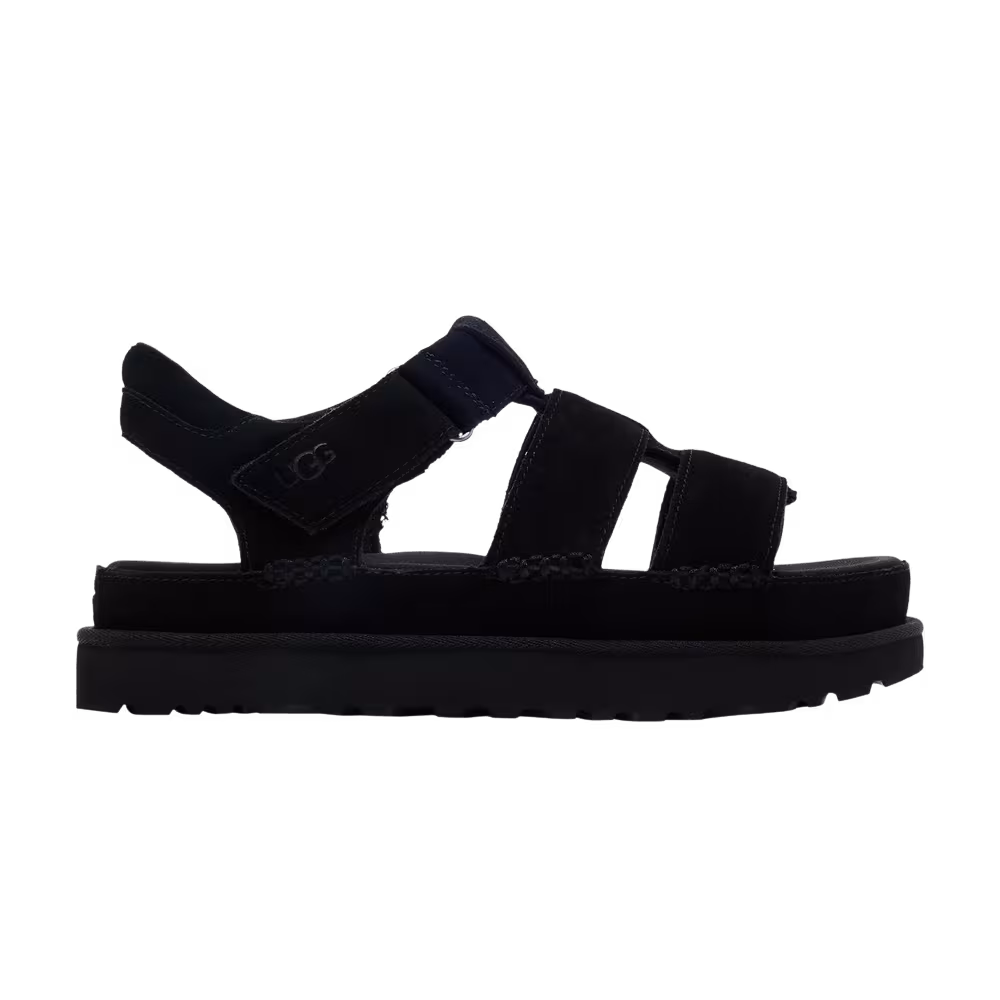 UGG Women's Goldenstar Strap Platform Sandal Black