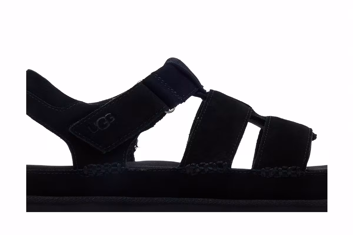 UGG Women's Goldenstar Strap Platform Sandal Black, view 3