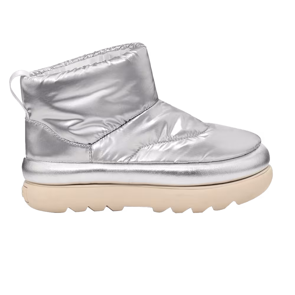 UGG Women's Classic Maxi Mini Metallic Silver