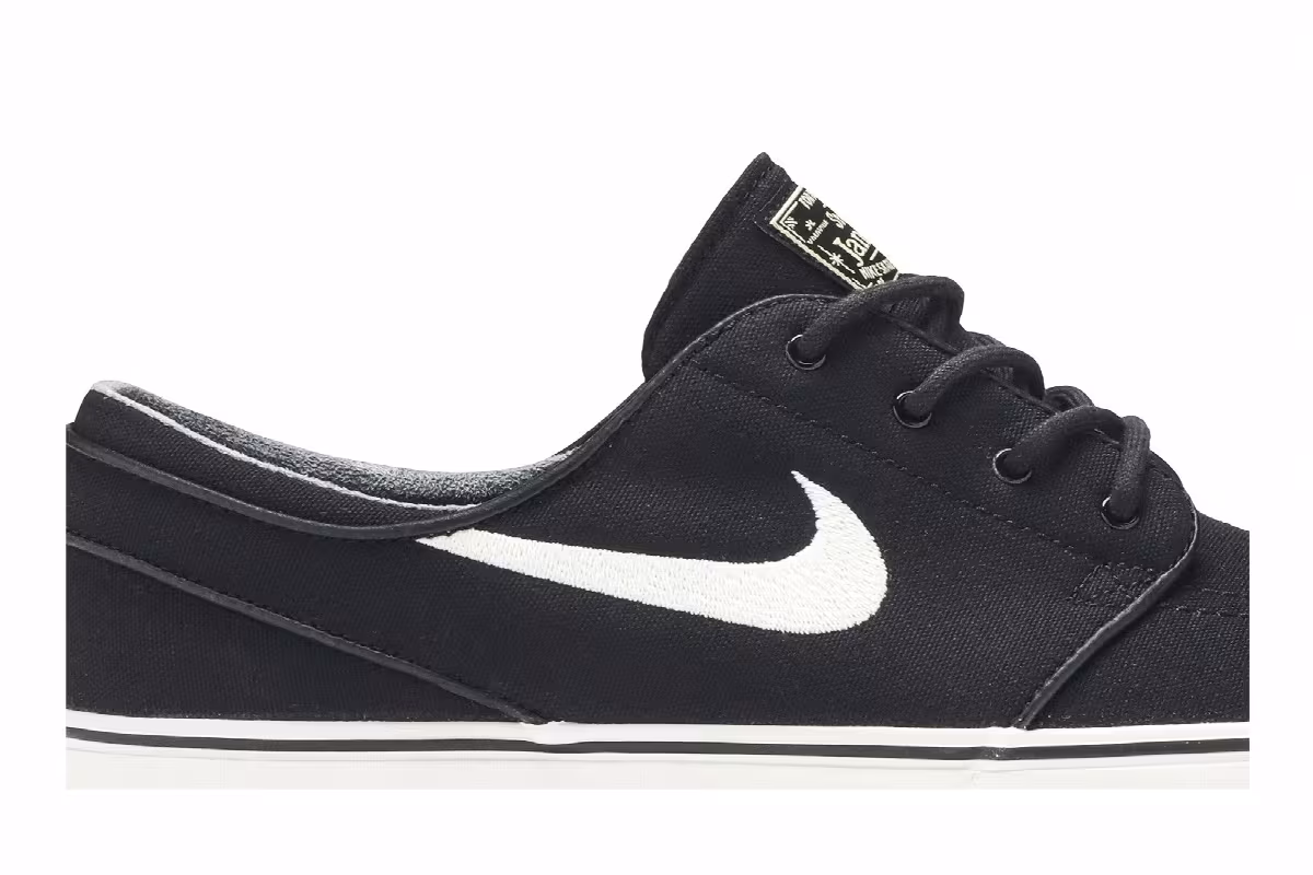 Nike Zoom Stefan Janoski Cnvs Black, view 3