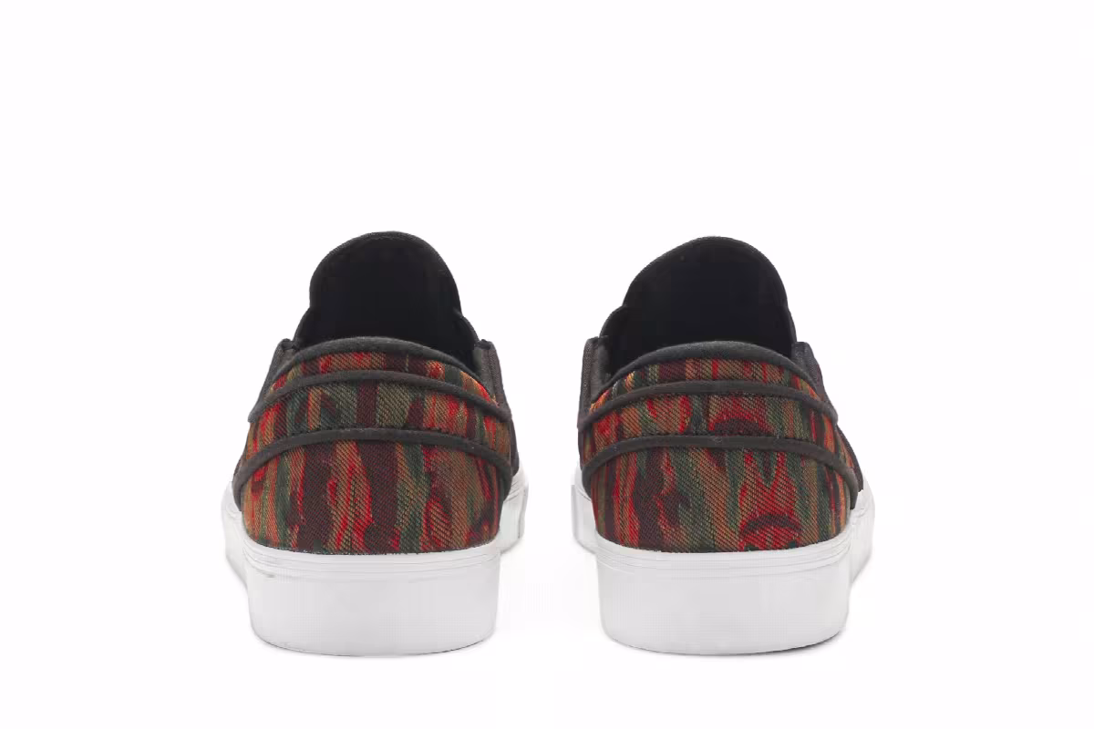 Nike Zoom Stefan Janoski Slip Premium Velvet Brown Multi, view 7