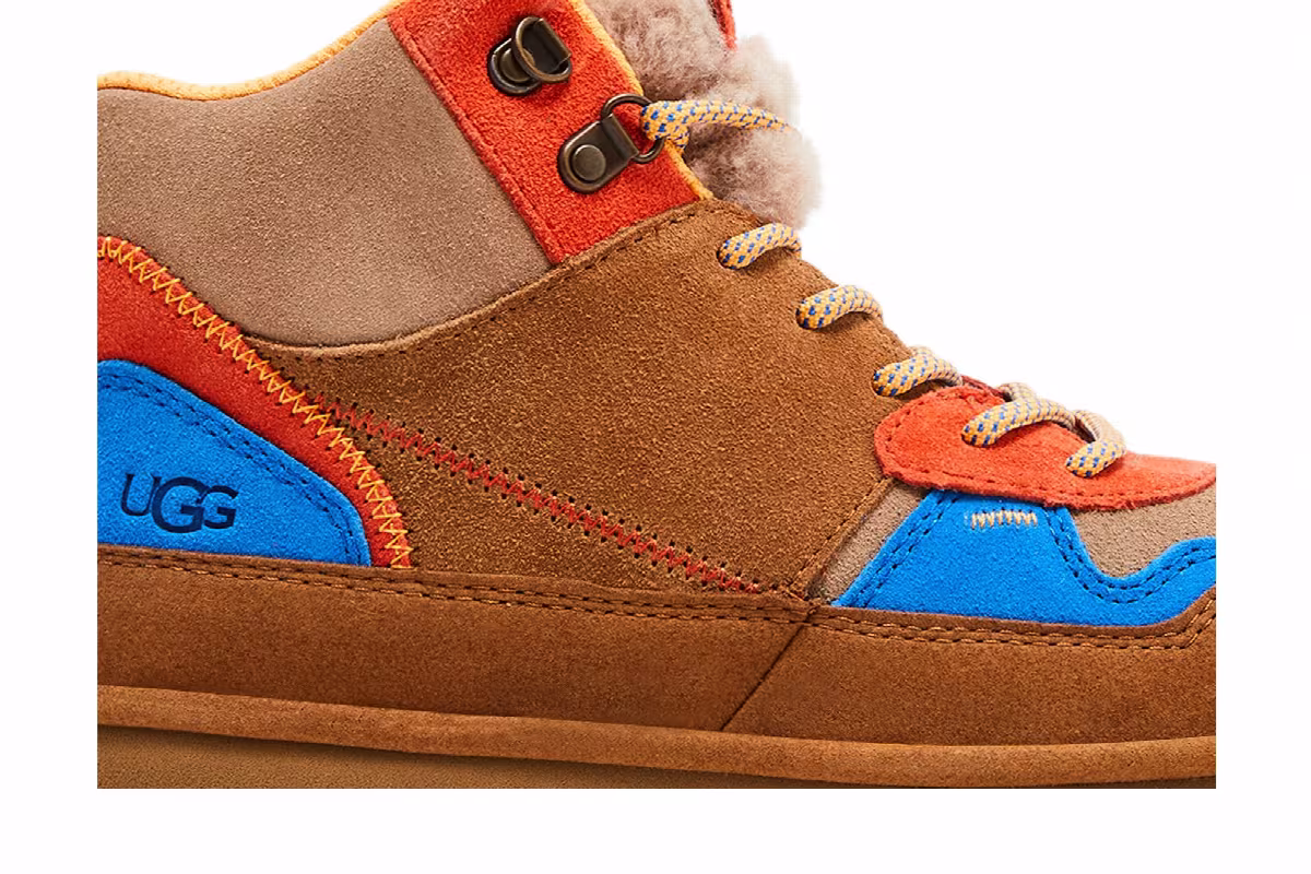 UGG Highland Hi Heritage Kids Chestnut Dive, view 3