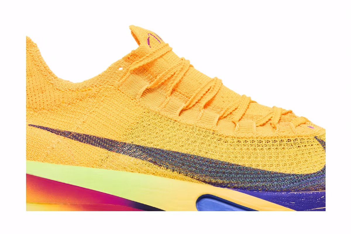 Nike Alphafly NEXT% 3 Laser Orange Indigo Burst Citron, view 3