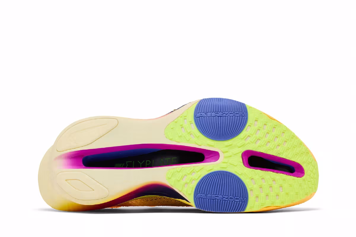 Nike Alphafly NEXT% 3 Laser Orange Indigo Burst Citron, view 5