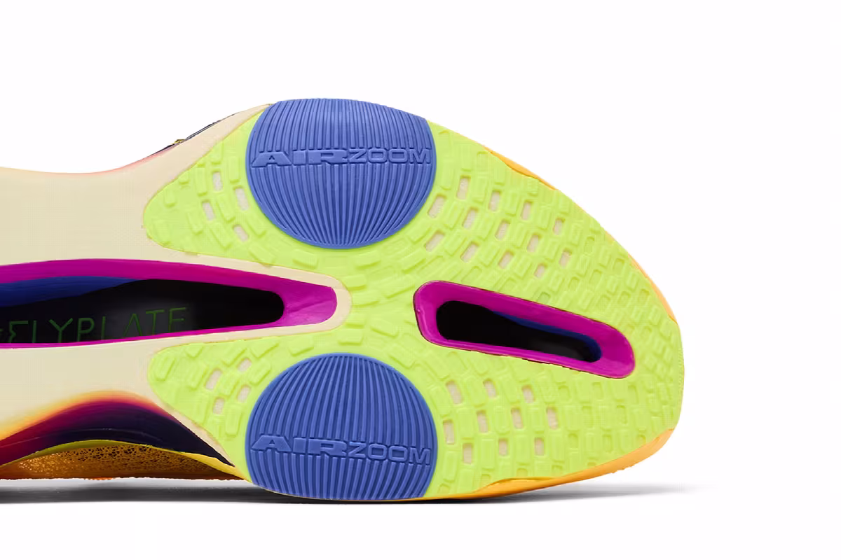 Nike Alphafly NEXT% 3 Laser Orange Indigo Burst Citron, view 6