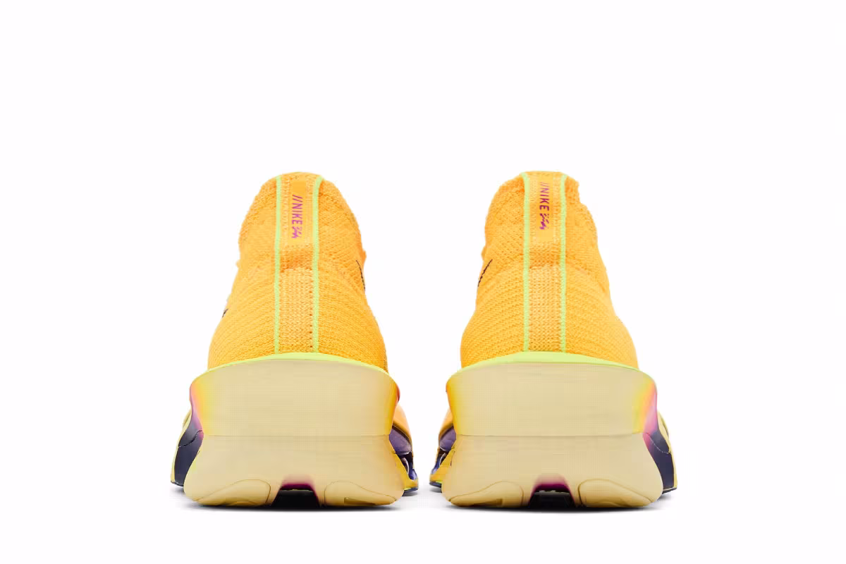 Nike Alphafly NEXT% 3 Laser Orange Indigo Burst Citron, view 7
