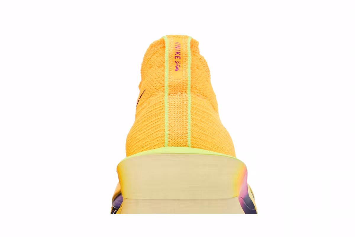 Nike Alphafly NEXT% 3 Laser Orange Indigo Burst Citron, view 8