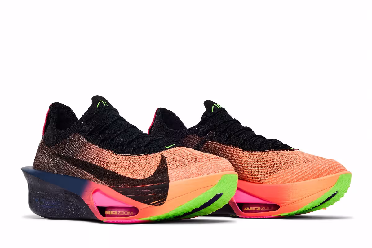 Nike Air Zoom Alphafly 3 Glam Orange Pulse, view 9