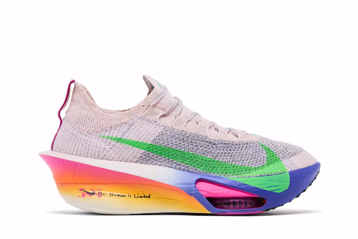Eliud Kipchoge x Nike Air Zoom Alphafly NEXT% 3 No Human is Limited, view 2