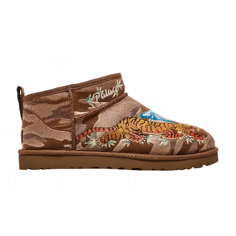 Palace x UGG Classic Ultra Mini Boot 'Chestnut Camo'