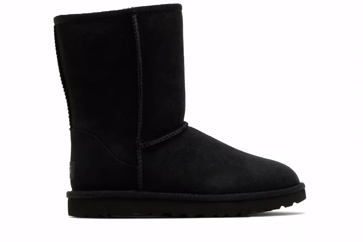 UGG Women's Classic Short II Black, view 2