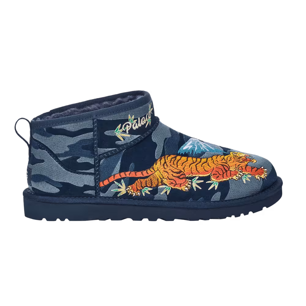 Palace x UGG Classic Ultra Mini Boot Navy Camo