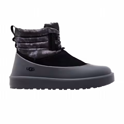 UGG Classic Mini Lace-Up Weather Smokescreen Boot 'Black'