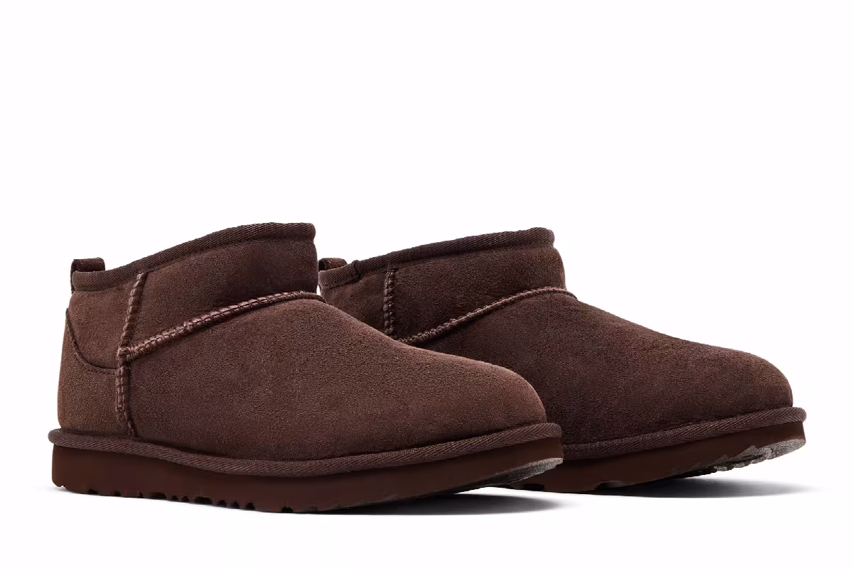 UGG Classic Ultra Mini Boot Kids Burnt Cedar, view 9