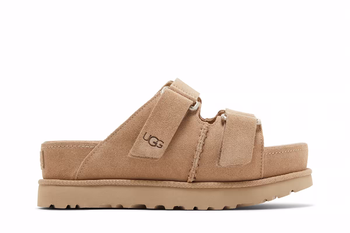 UGG Women's Goldenstar Hi Slide Sand, view 2