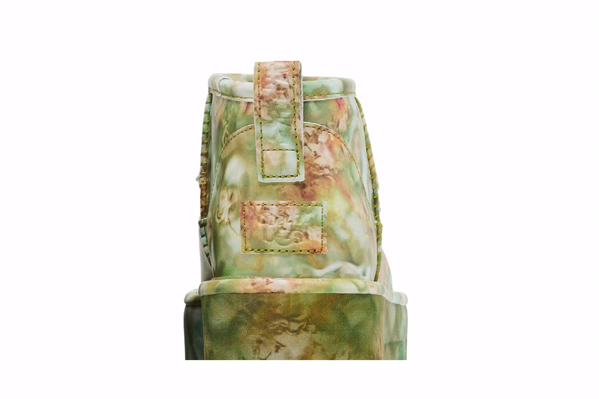 Collina Strada x UGG Classic Ultra Mini Platform Boot Green Floral, view 8