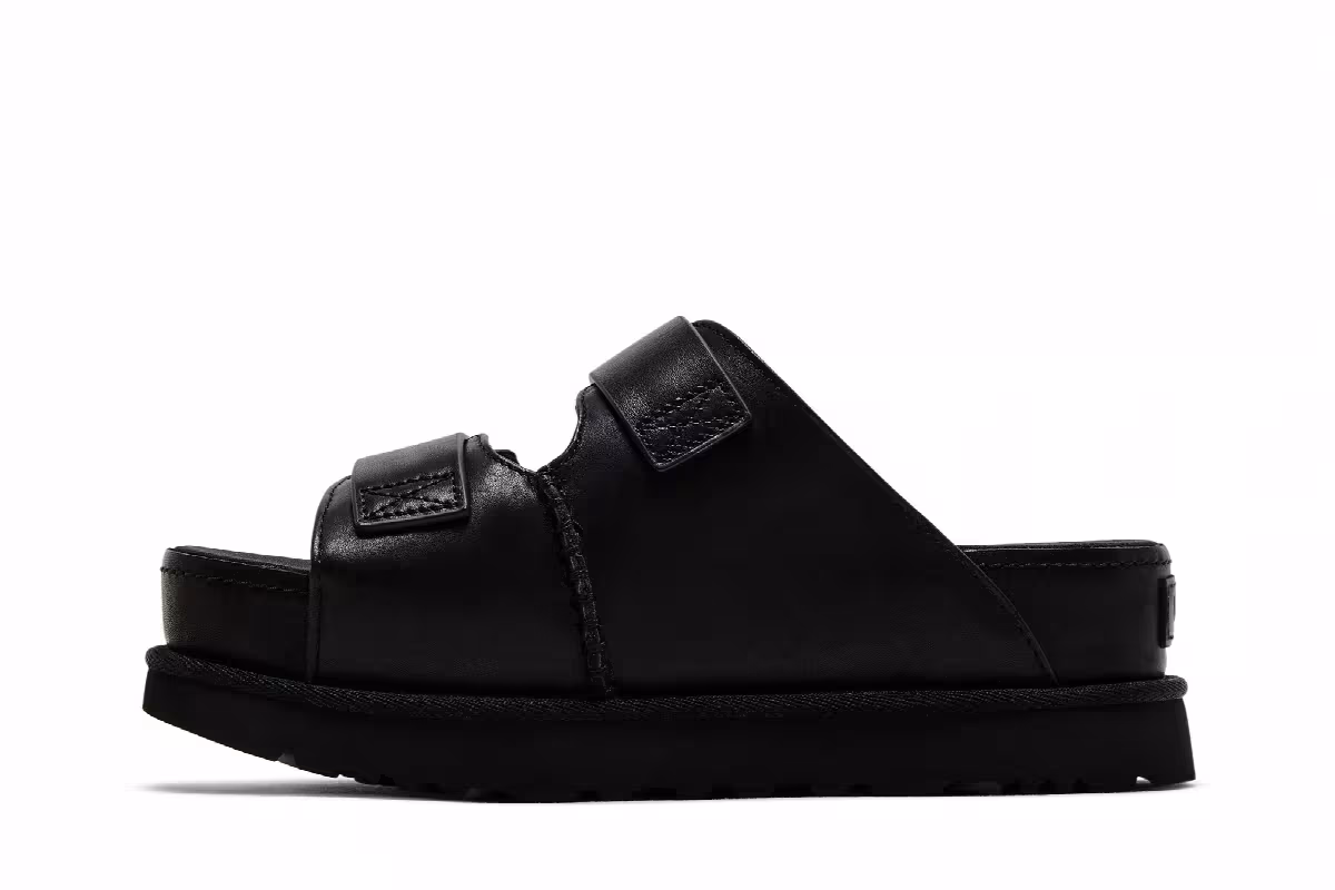 UGG Women's Goldenstar Hi Slide Black, view 4