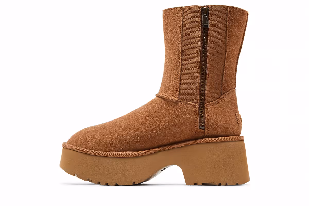 UGG Women's Classic Twin Seam New Heights Boot Chestnut, view 4