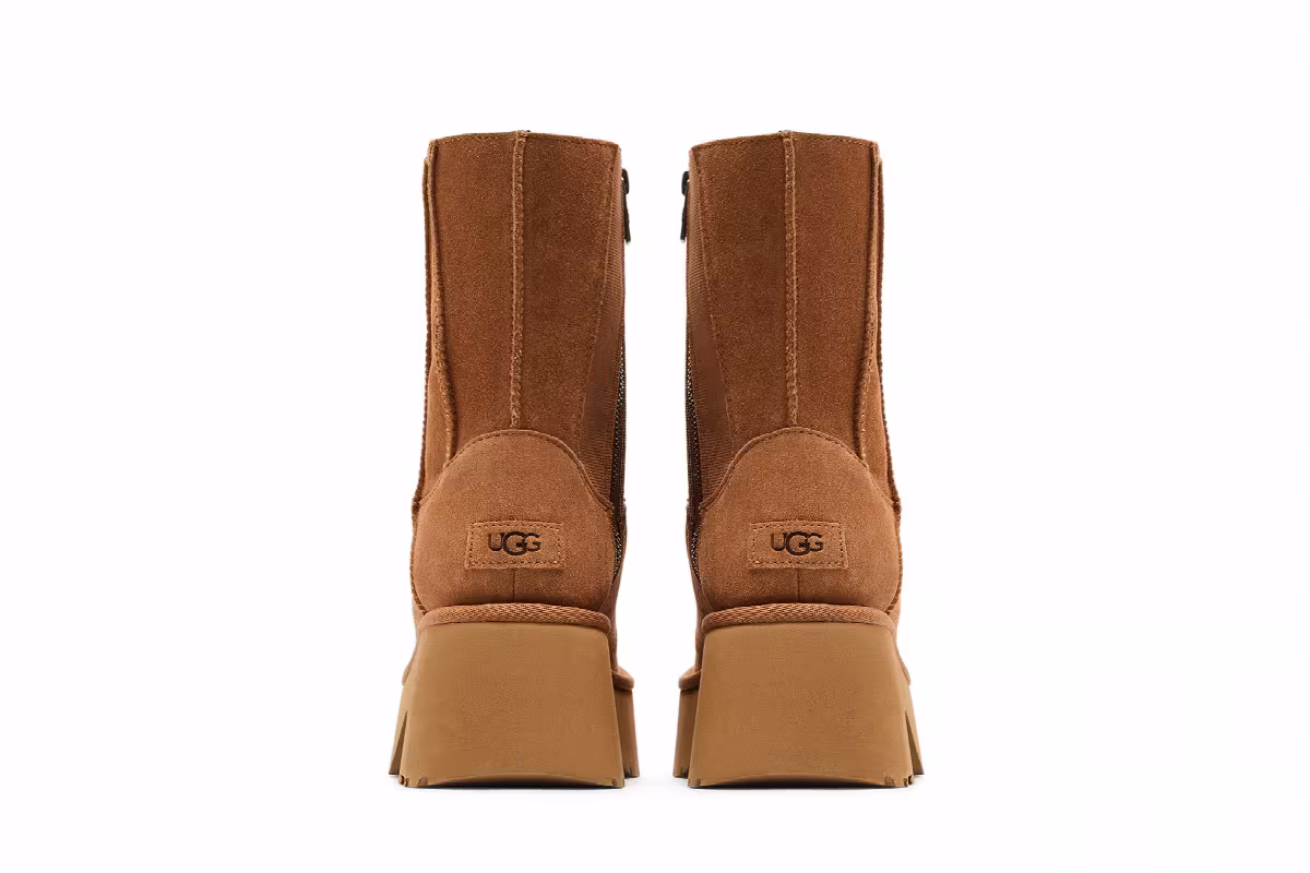 UGG Women's Classic Twin Seam New Heights Boot Chestnut, view 7