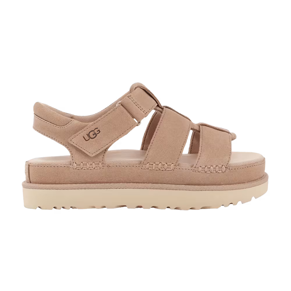 UGG Women's Goldenstar Strap Platform Sandal Driftwood