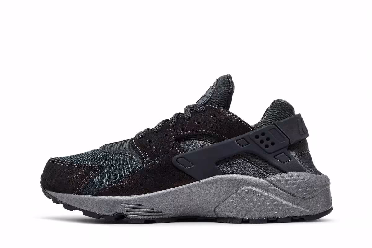 Nike Women's Air Huarache Run Premium Anthracite, view 4