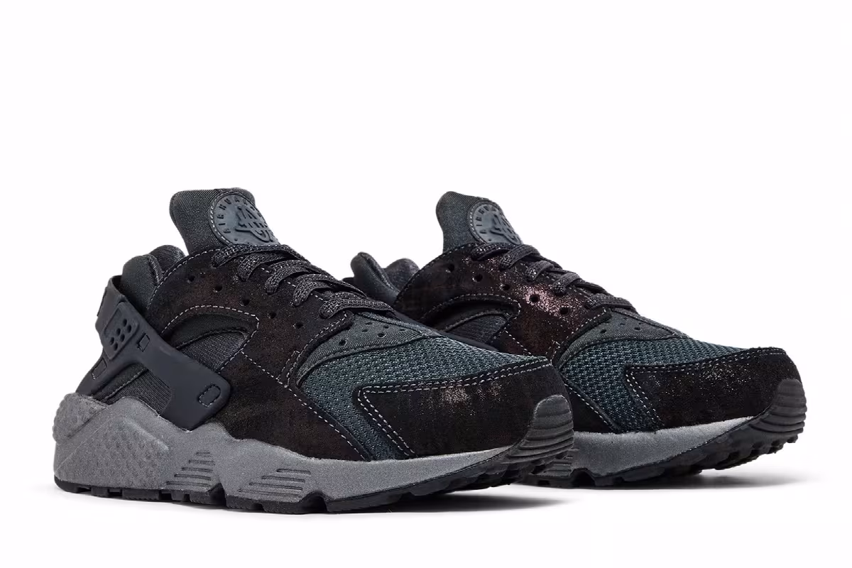 Nike Women's Air Huarache Run Premium Anthracite, view 9