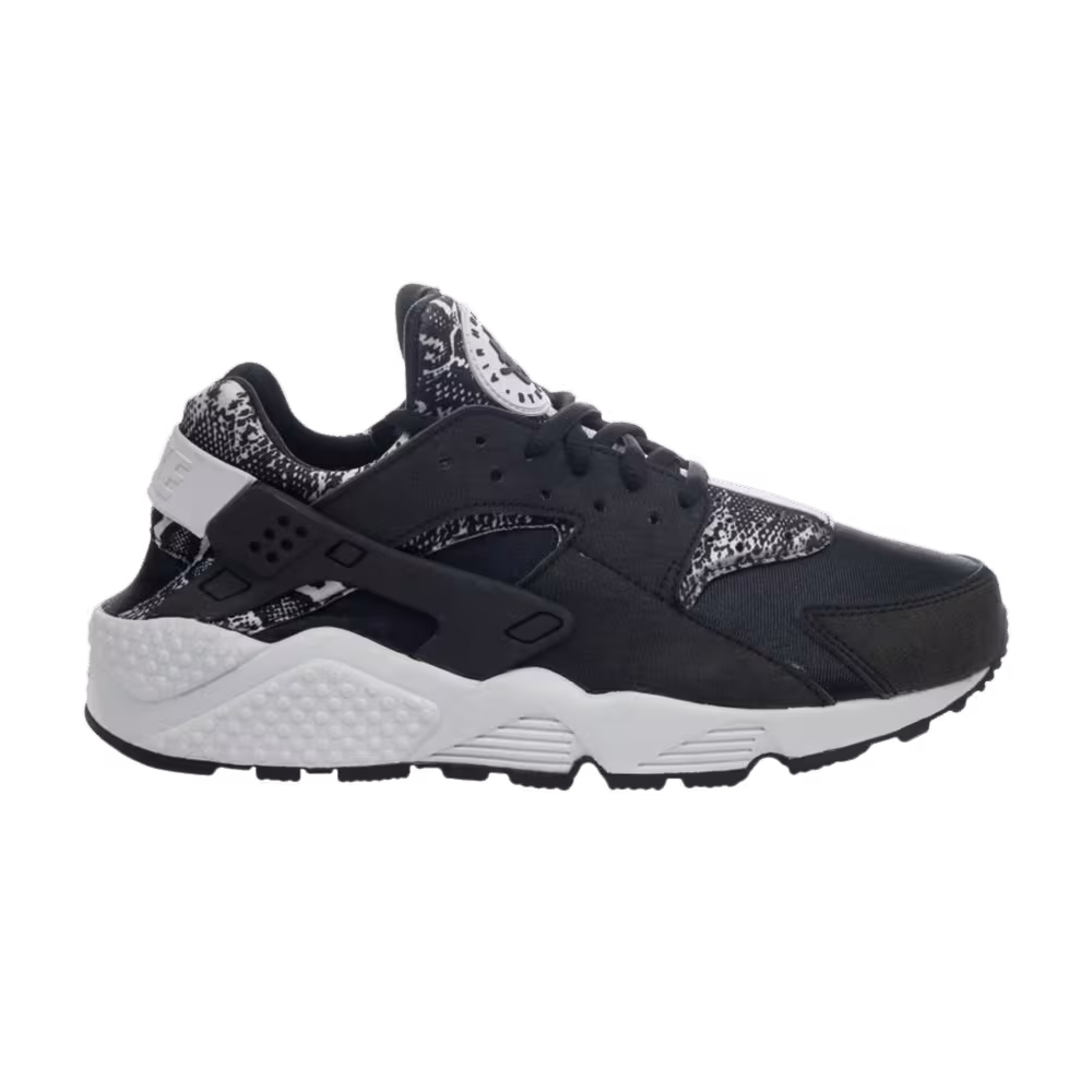 Nike Women's Air Huarache Run Print Black Pure Platinum