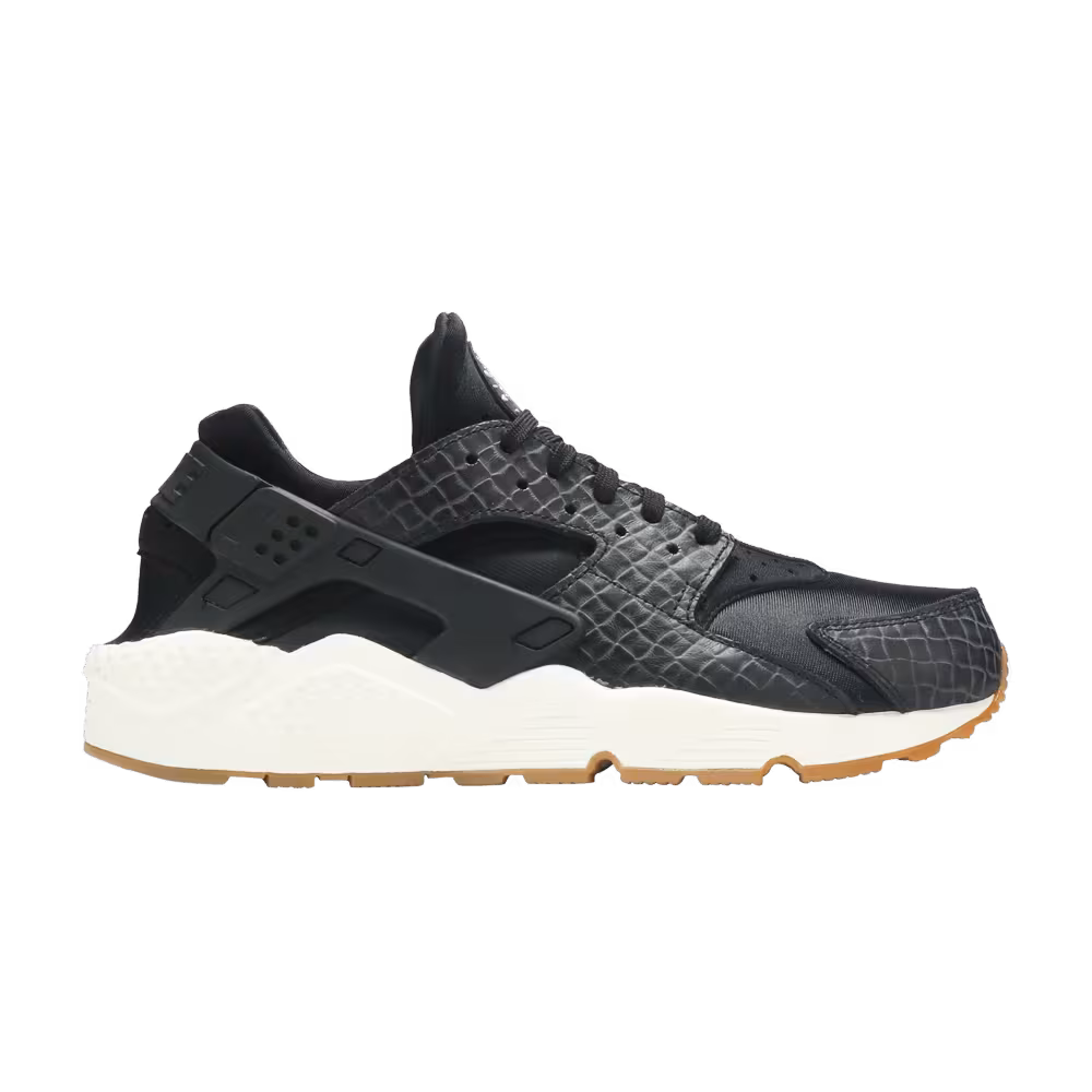Nike Women's Air Huarache Run Premium Black Snakeskin