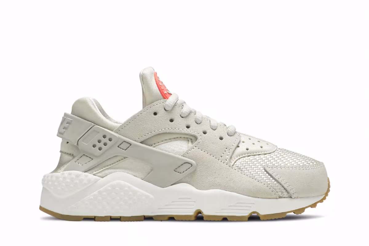Nike Women's Air Huarache Run TXT Light Bone, view 2