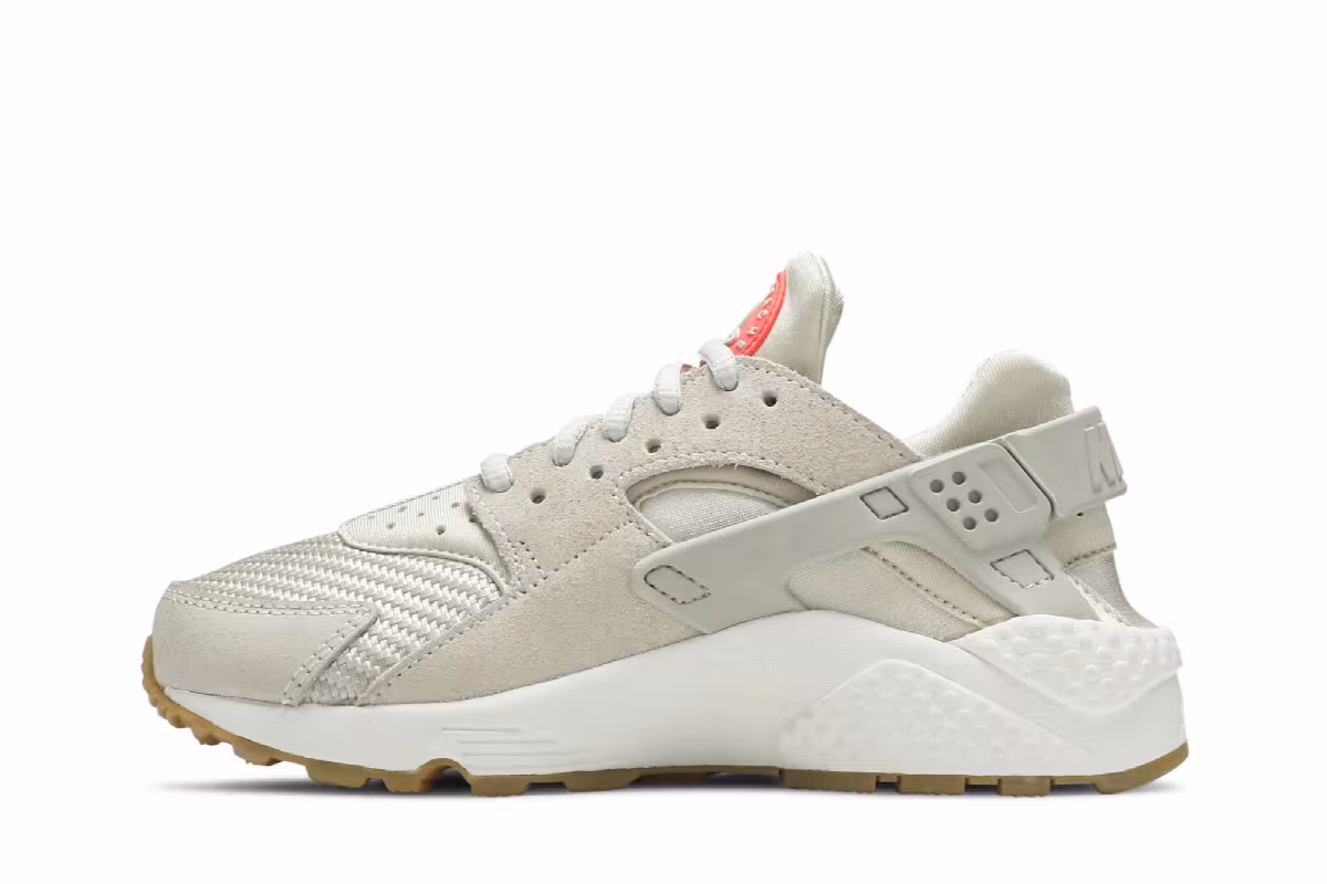 Nike Women's Air Huarache Run TXT Light Bone, view 4