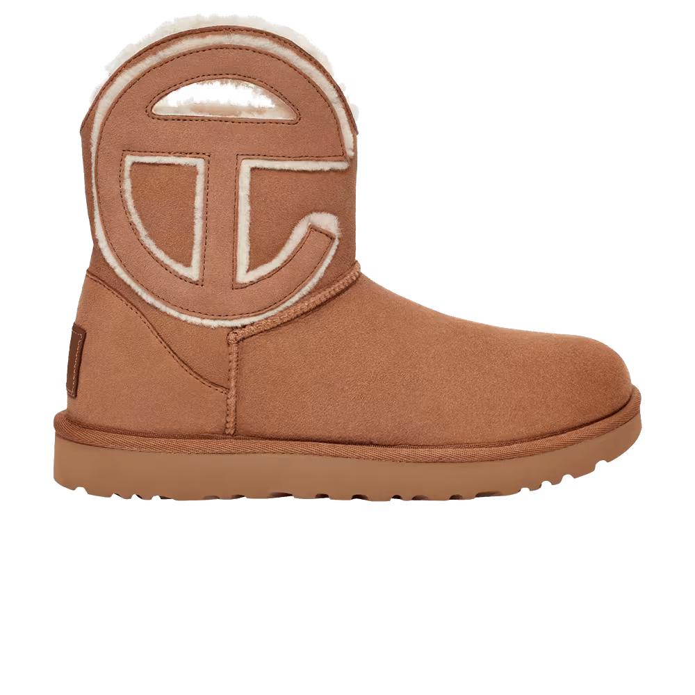 Telfar x UGG Logo Mini Boot Chestnut